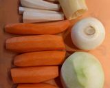 Zöldségleves daragaluskával recept fázis 1 fotója