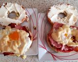 A picture of step 5 of My Tasty Bagel Lunch.