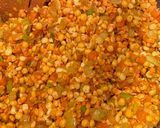 A picture of step 3 of Yellow split pea with veggies.