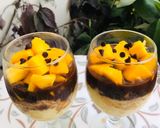A picture of step 5 of Mango and chocolate Custard.
