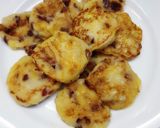 รูปขั้นตอนการทำที่ 5 ของ กล้วยจี่(Cranberry Banana Dollar Pancake) #ปาร์ตี้ของว่าง