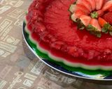 عکس مرحله 1 از دستور ژله طرح هندوانه(يلدا)