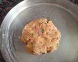 A picture of step 2 of Soya chura and sattu protein rich tikki for breakfast.