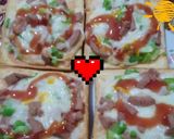 عکس مرحله 1 از دستور پیتزا با نان تست🥪(پیتزا حاضری)🍕