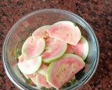 A picture of step 3 of Guava Carpaccio with feta (No Cook Recipe).