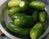 A picture of step 1 of Tindora masala.