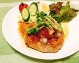 A picture of step 7 of Tofu Hamburg steak.