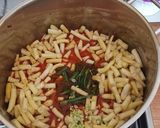 2006. zöldbab leves virslivel 🙂 recept fázis 4 fotója