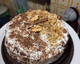 Foto del paso 5 de la receta: Torta de chocolate y manzanas sin harina