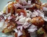 A picture of step 3 of Idli chat.
