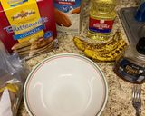 A picture of step 3 of Easy No Flour Banana Bread.