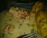 Foto del paso 4 de la receta: Pollo al verdeo con tortilla de papa