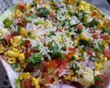 A picture of step 5 of Cheese popcorn chat/bhel.