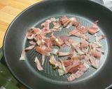 Une image de l'étape 4 de Farfalles au jambon cru, coulommiers et persil.