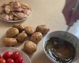 Foto del paso 4 de la receta Alitas de pollo al horno con verduras