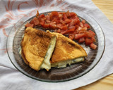 Foto del paso 5 de la receta: 🍳🥚🧀 Omelette Soufflé - Omelette Nube relleno de queso azul 🧀🥚🍳