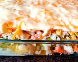 A picture of step 6 of Fish Lasagna.