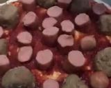 Gambar langkah 4 resipi Simple pizza.