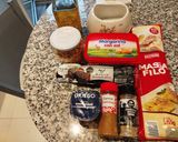 Foto del paso 1 de la receta: Tartaleta de masa filo con morcilla de arroz, garbanzos y salsa de yogur