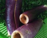 Hình bước làm 1 của món Cà tím nhồi