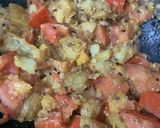 A picture of step 3 of Banarasi Aloo Tamatar Chaat.