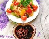 Hình bước làm 6 của món Mì gói xào mực,thịt bò và rau củ