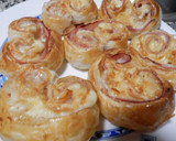 Foto del paso 6 de la receta: Palmeritas de jamón y queso