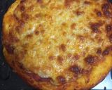 A picture of step 7 of Wheat Flour cheese Pizza.