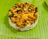 Foto langkah ke 7 dari resep Nasi Liwet Bakar Isi Ayam Suwir.