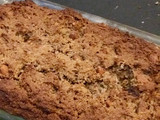 Budín de nueces y dátiles (vegano)