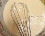A picture of step 3 of Vanilla Pancakes.