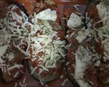 Foto del paso 5 de la receta: Berenjenas rellenas a mi gusto y sin lactosa