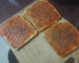 Foto del paso 1 de la receta: Sándwich pizza de pata de cerdo, aceitunas negras y morrón