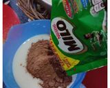 Foto langkah ke 7 dari resep Puding Lapis Coklat Oreo Milo.