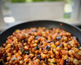 Foto del paso 4 de la receta: Wok vegano de garbanzos con berenjenas y calabacín