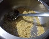 A picture of step 1 of Dalia kheer (broken wheat kheer).