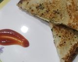 A picture of step 4 of Garlic bread.