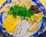 Hình bước làm 6 của món Bún Thang Hà Nội