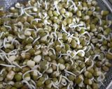 A picture of step 1 of Sprouted Moong Pakoda.