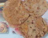 A picture of step 8 of Paneer paratha or amritsari paratha.