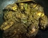 A picture of step 6 of Gongura Chicken Fry.