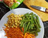 Foto langkah ke 1 dari resep Bakwan buncis wortel jagung.