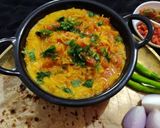 A picture of step 5 of Kathiyawadi Sev Tomato Sabji.