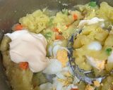 Hình bước làm 2 của món Salad Khoai Tây Trang Trí Cây Thông Noel 🎄