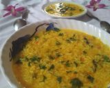 A picture of step 5 of Geda khichdi.