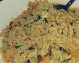 A picture of step 3 of Indomie-veggie pepper soup.