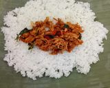 Foto langkah ke 2 dari resep Nasi Bakar Ayam Suwir Kemangi.