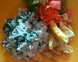 Foto del paso 4 de la receta: Pollo con jengibre y cítricos y guarnición de arroz y espinacas