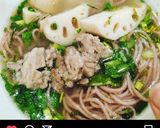 Hình bước làm 5 của món Bún lứt sườn ninh củ sen #eatclean #healthy