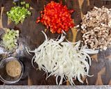 A picture of step 1 of Sweet n’ Spicy Szechuan Stir-Fry.
